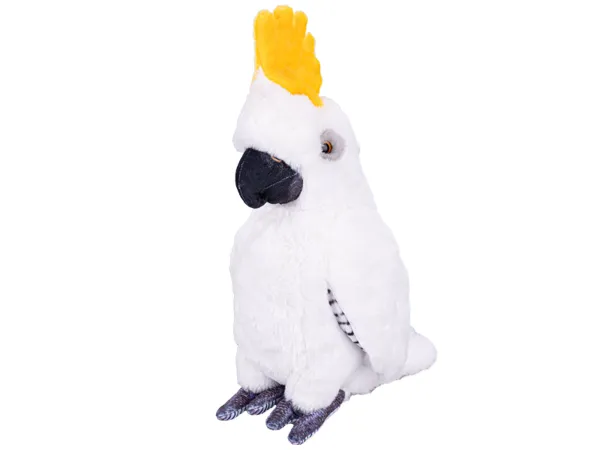 Mikro trading Kakadu žlutolící plyšový - 37 cm