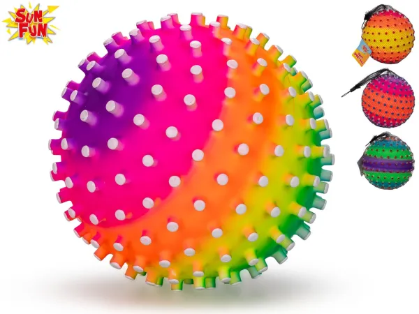 Mikro trading Sun Fun - Míč duhový - 21 cm - 4 barvy