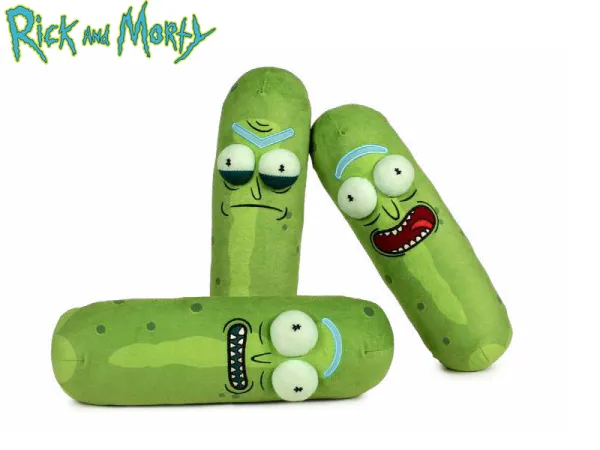 Mikro trading Rick a Morty - Pickle Rick plyšový - 27 cm - 3 druhy