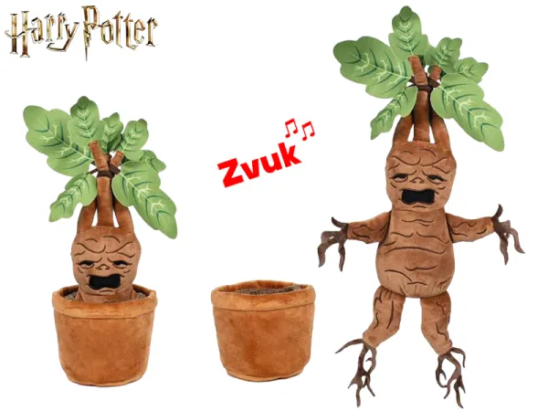 Mikro trading Harry Potter - Mandragora plyšová - 36 cm - se zvukem