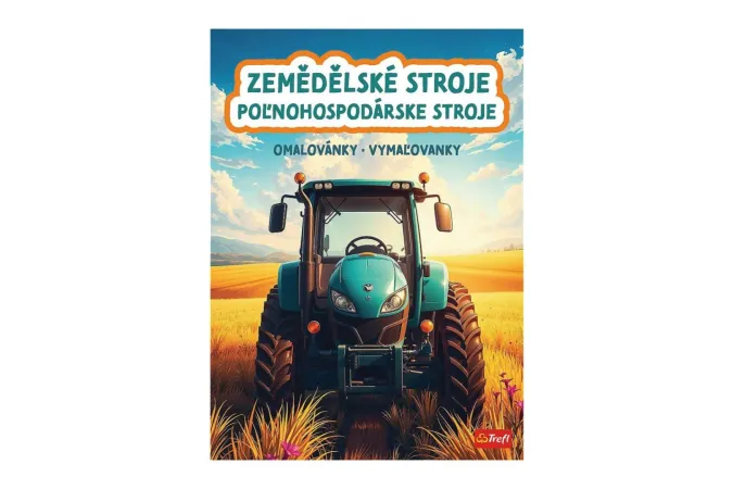 Trefl Omalovánky - Zemědělské stroje - 20 x 27,5 cm