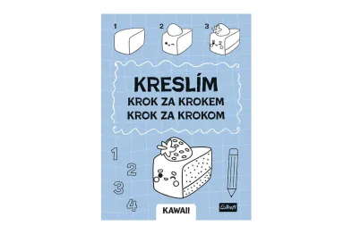 Trefl Pracovní sešit - Kreslím krok za krokem - 20 x 27,5 cm - Kawaii