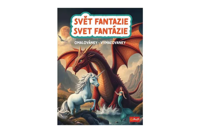 Trefl Omalovánky - Svět fantazie - 20 x 27,5 cm
