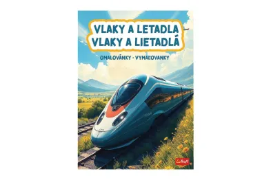 Trefl Omalovánky - Vlaky a letadla - 20 x 27,5 cm