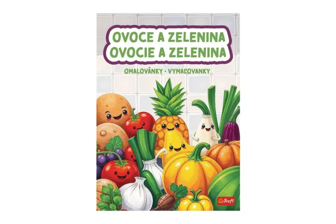 Trefl Omalovánky - Ovoce a zelenina - 20 x 27,5 cm