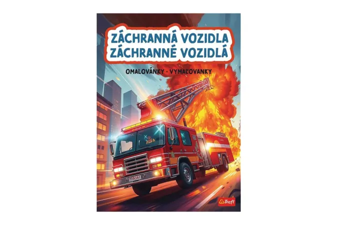 Trefl Omalovánky - Záchranná vozidla - 20 x 27,5 cm