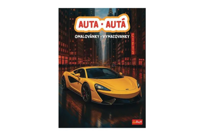 Trefl Omalovánky - Auta - 20 x 27,5 cm