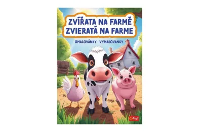 Trefl Omalovánky - Zvířata na farmě - 20 x 27,5 cm