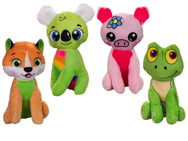 Mikro trading Zvířátko plyšové - 21 cm - sedící