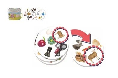 Jiri Models Postřeh! Farma - karetní hra na postřeh v v papírovém tubusu