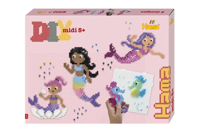 Hama Zažehlovací korálky MIDI - Velká dárková sada - Mořské panny