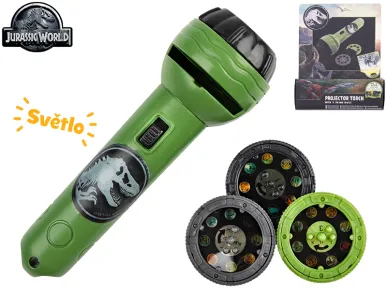 Mikro trading Jurský svět - Projektorová svítilna - 11 cm