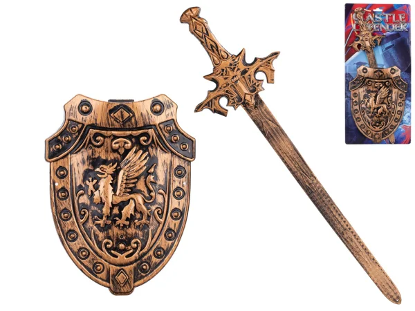 Mikro trading Sada rytíř - Meč a štít