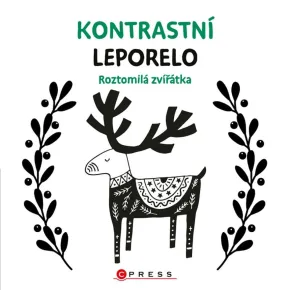 Albatros Knížka - Kontrastní leporelo - Roztomilá zvířátka