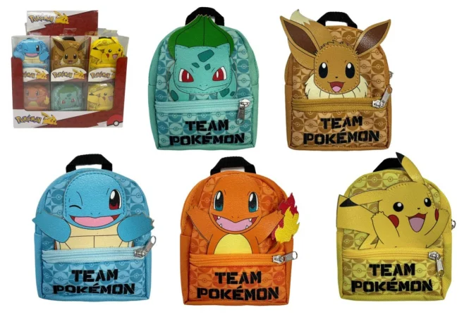 Teddies Mini batůžek Pokémon - látka 9 x 11 cm