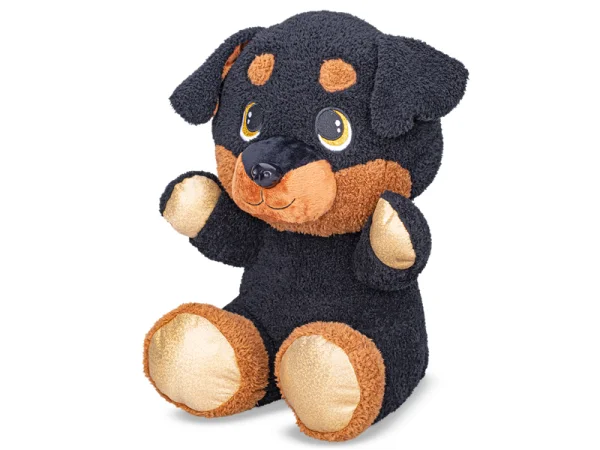 Mikro trading Rotvajler plyšový - 37 cm - sedící