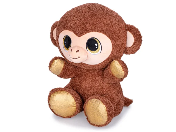 Mikro trading Opice plyšová - 37 cm - sedící