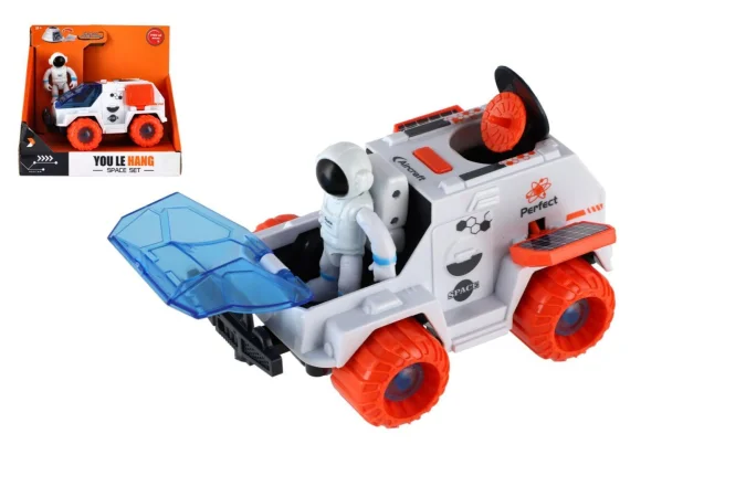 Teddies Auto vesmírné s astronautem - 9 x 13 cm - na setrvačník