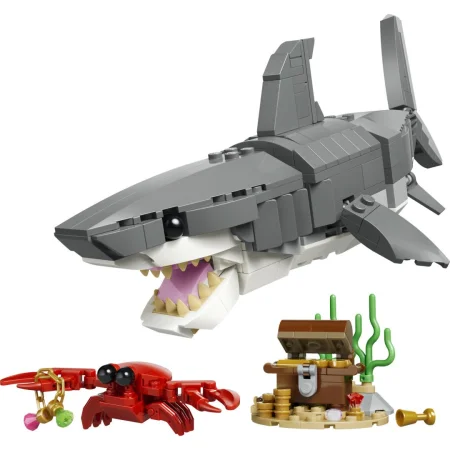 LEGO Creator 31381 - Divoký žralok a truhla s pokladem 3v1