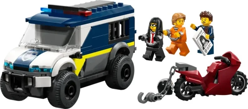 LEGO City 60479 - Policejní dodávka pro převoz vězňů
