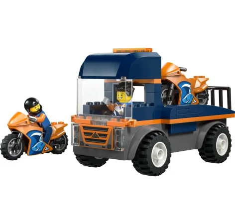 LEGO City 60491 - Kamion na přepravu motorek