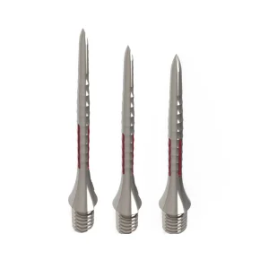 Caliburn Kovové hroty - Bamboo - Silver & Red - 30 mm