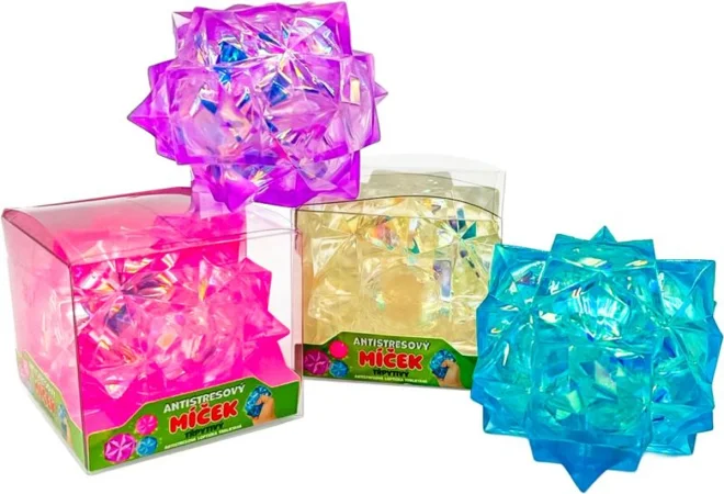 Mac Toys GLUMI - Antistresový míček – třpytivý
