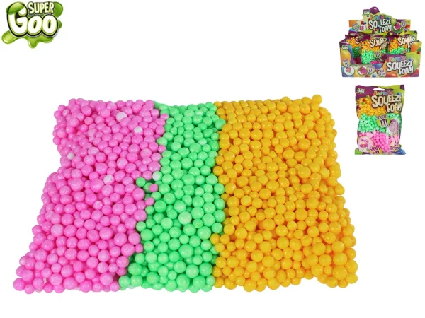 Mikro trading Super Goo - Hmota pěnová duhová - 33 gramů v sáčku