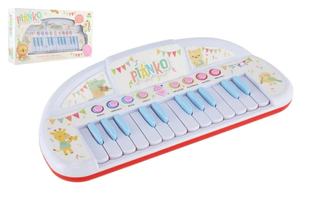 Teddies Piánko ZVÍŘÁTKA pro nejmenší - 35 cm - se zvukem