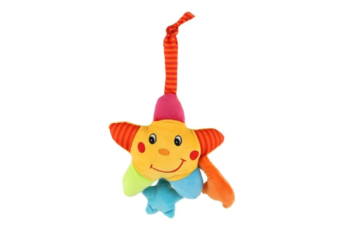 Teddies Hvězda plyš - natahovací hrací strojek