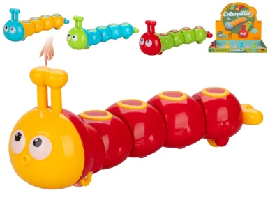 Mikro trading Housenka - 15 cm - po stlačení jezdící