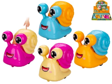 Mikro trading Hlemýžď - 9 cm - po stlačení jezdící