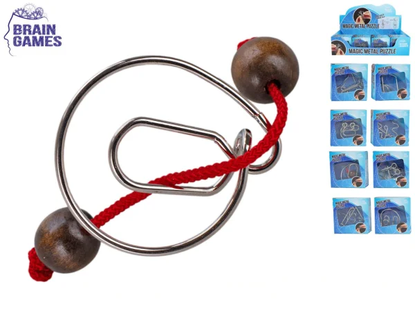 Mikro trading Brain games - Hlavolam kovový - 8 druhů
