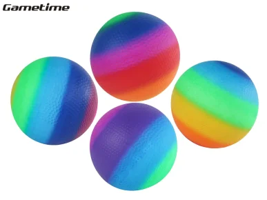 Mikro trading Gametime - Míč duhový - 21 cm - 4 barvy