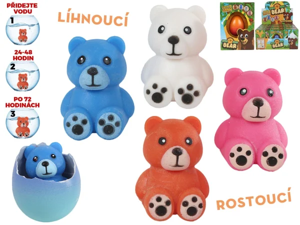 Mikro trading Medvídek líhnoucí a rostoucí - 4 barvy