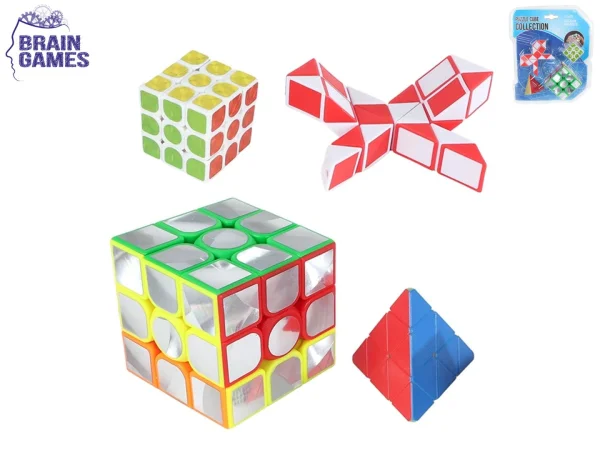 Mikro trading Brain Games - Sada hlavolamů - 4 ks na kartě