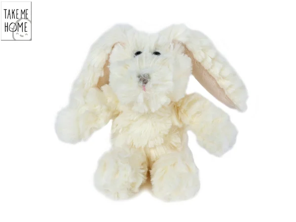 Mikro trading Take Me Home - Králík bílý plyšový - 16 cm