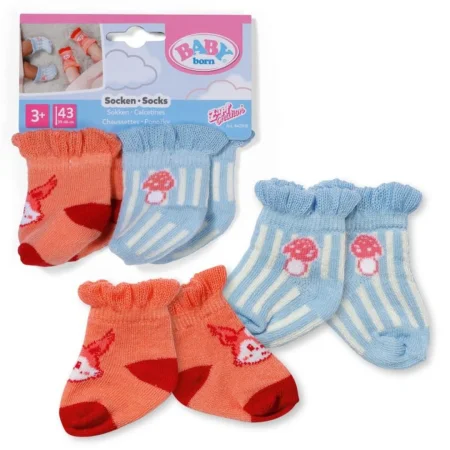 Zapf Baby Born - Ponožky pastelové (2 páry) - 43 cm - 2 druhy