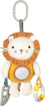 Small Foot Látkové chrastítko k zavěšení - Lvíček