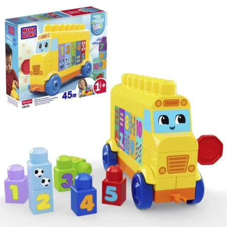 Mattel MEGA BLOKS - Zábavný autobus s počítáním