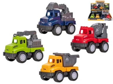 Mikro trading Auto stavební na zpětný chod - 4 druhy