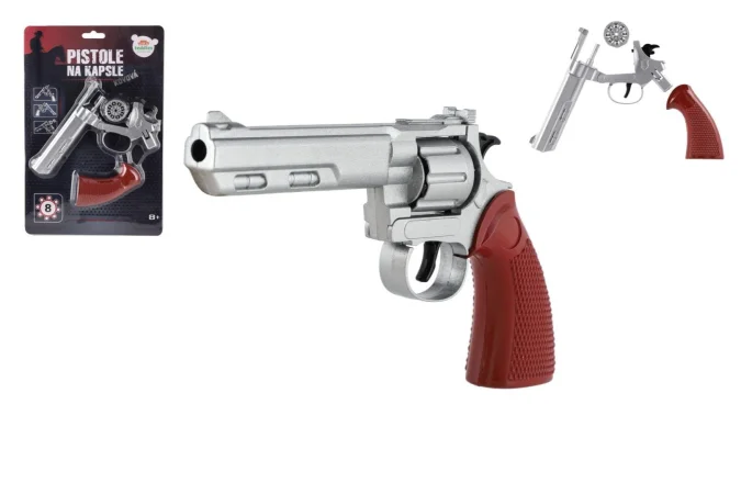 Teddies Pistole na kapsle - 8 ran - 22 cm