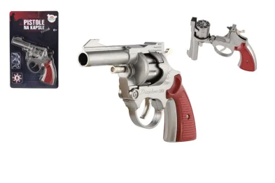 Teddies Pistole na kapsle - 8 ran - 18 cm