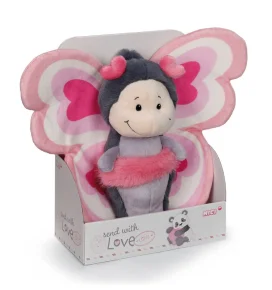 Nici Plyšový motýlek Love - 21 cm - v dárkové krabičce