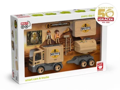 Efko MULTIGO EXPEDICE EGYPT - Igráčci archeologové, auta, vykopávka