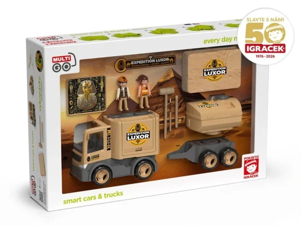 Efko MULTIGO EXPEDICE EGYPT - Igráčci archeologové, auta, vykopávka