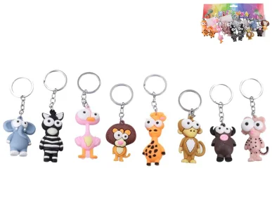 Mikro trading Přívěsek na klíče - Zvířátko SAFARI - 7 cm