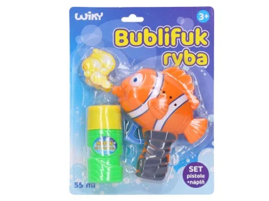Mikro trading Bublifukovač RYBA - 13 cm - na setrvačník