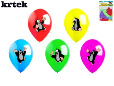 Wiky Krtečkovy nafukovací balónky - 30 cm - 5 designů - 10 ks v sáčku