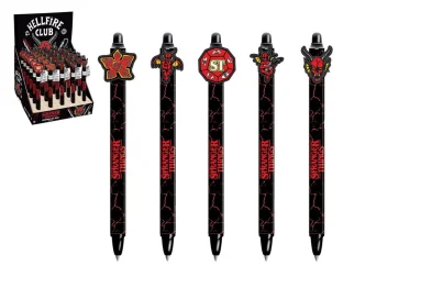 Teddies Tužka - Pero gumovací - Stranger things - 15 cm - 5 druhů